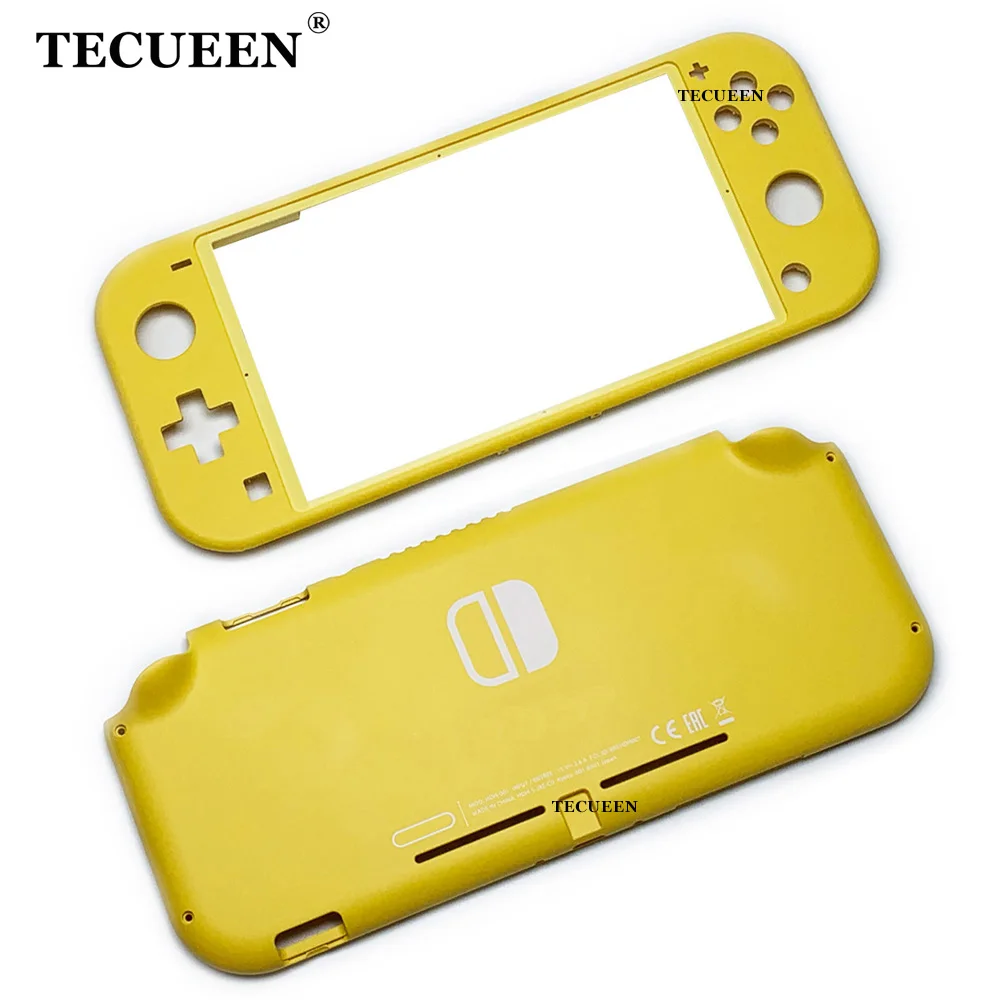 Replacement Plastic Shell Housing Case & Buttons for Nintendo Switch Lite Console Front Back Faceplate Cover - Gray