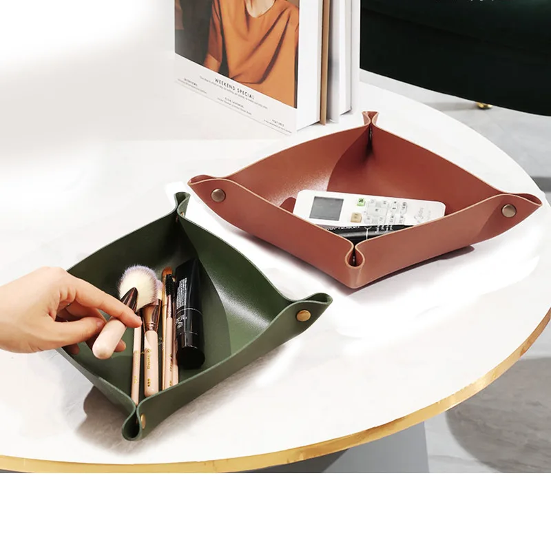 EVILSMOKING Foldable  DIY Rolling Paper Tray Portable Hand Cigarette Tobacco Box Pu Leather Smoking Pipe Accessories Tool Trays