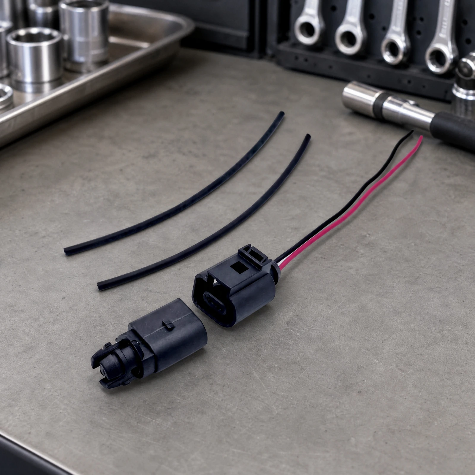 Automotive Exterior Temperature Sensor Compact Ambient Air Temperature Sensor with Connector Pigtail Harness Molded Real-Time
