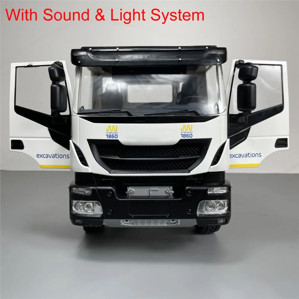 1/14 4x2 RC Trattore Camion Telecomando Auto Suoni Luci Trasmissione a 2 velocità