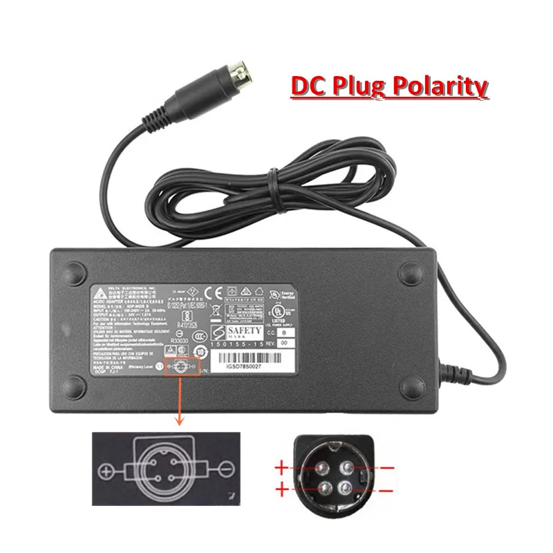 Imagem -02 - Adaptador Genuíno Delta ac dc Adp-90dr b 54v 1.67a Carregador de Pinos para Cisco Sg35010p Sg250-10p Sf35208p Gs1900-10hp Gs19008hp