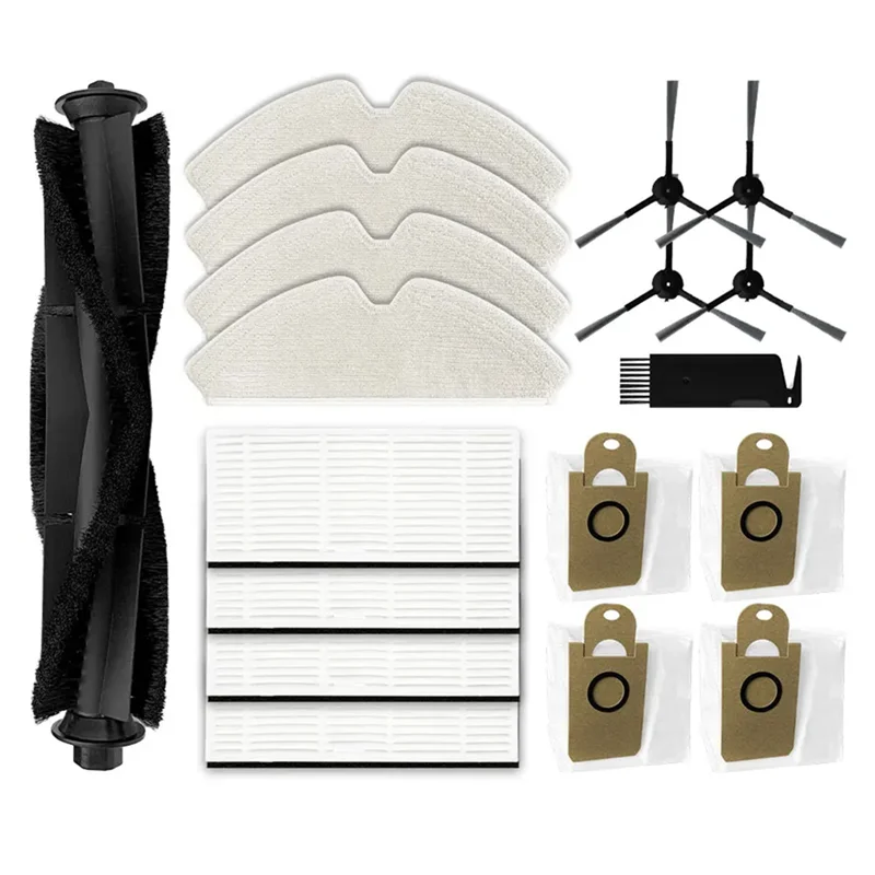 A05G-For Proscenic M7 Pro / Honiture Q6 Robot Vacuum Replacement Accessories Main Side Brush Hepa Filter Mop Rag