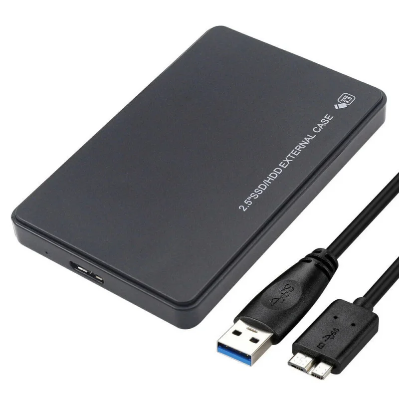 5 inch SATA USB 3.0 Hard Drive Disk Enclosure External Laptop Case For HDD SSD High Speed Data Transfer