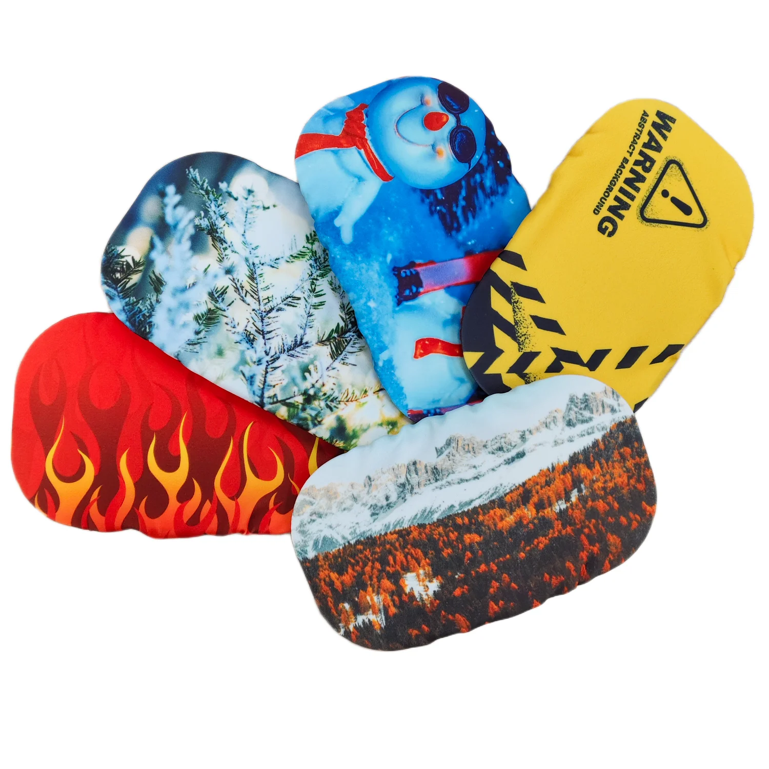 custom printing ski goggle cover for skiing microfiber drawstring goggles cover