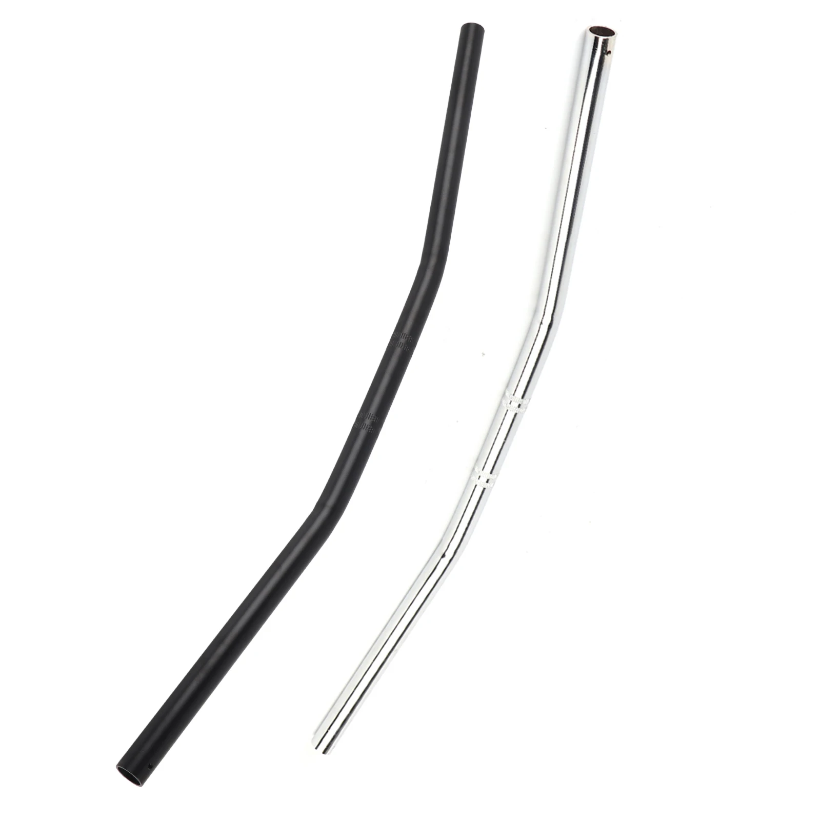 7/8Inch 22MM Motorcycle Retro Bend Handlebar Handle Bar Black Silver Motorcycle Bend Handlebar Bend Handlebar Retro Handlebar