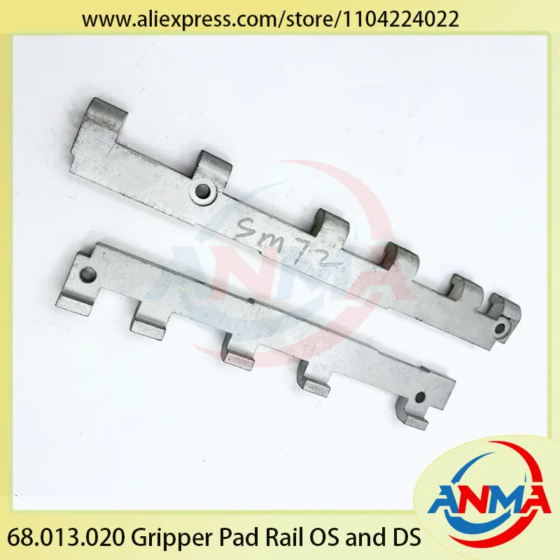 

1 комплект 68.013.020 68.013.030 Gripper Pad Rail OS и DS для запасных частей для офсетной печатной машины SM72 Heidelberg