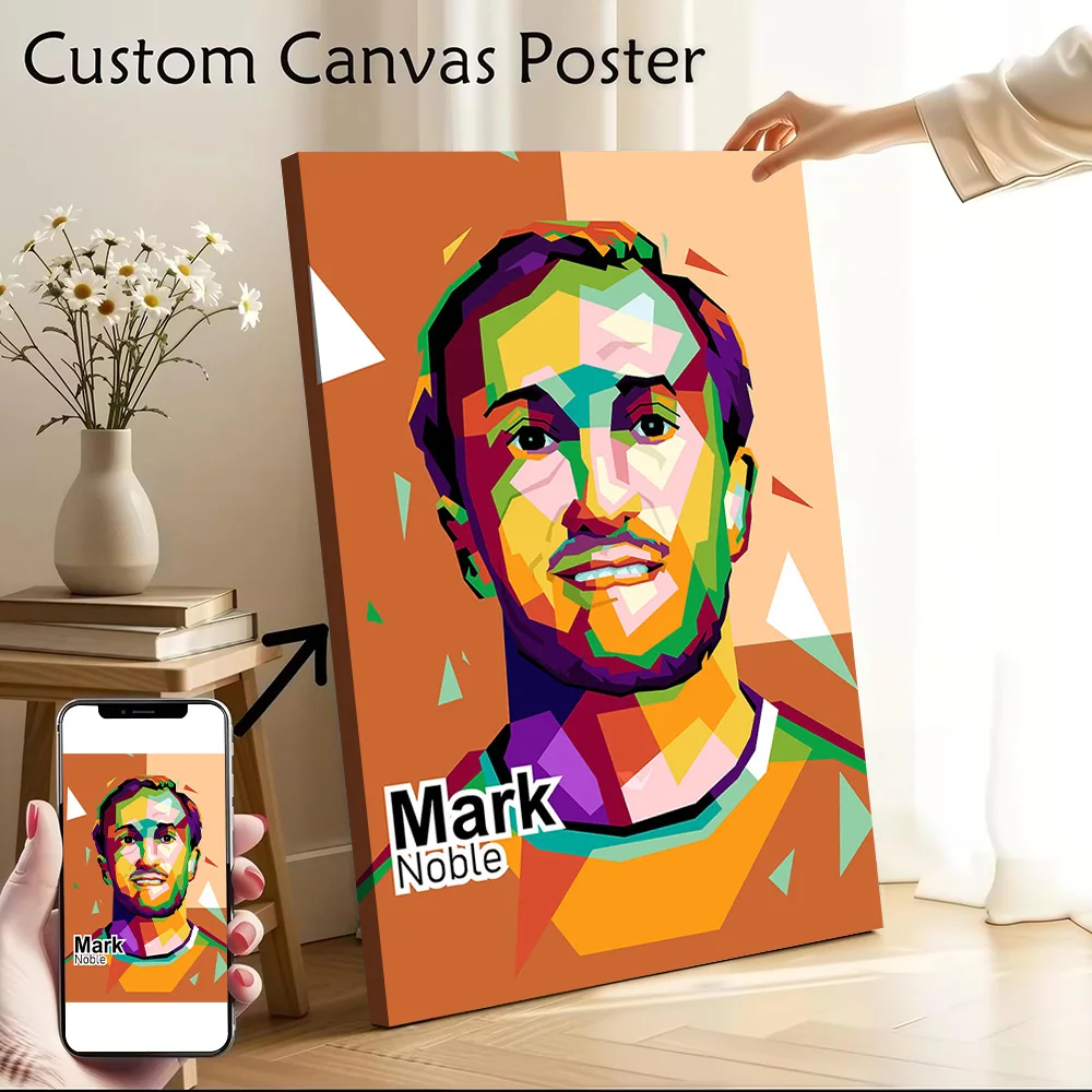 Noble in Legend Pop Art Printed Canvas Wall Art Customizable Paintings Poster Perfect Gift for Decorative Picture Home Decor