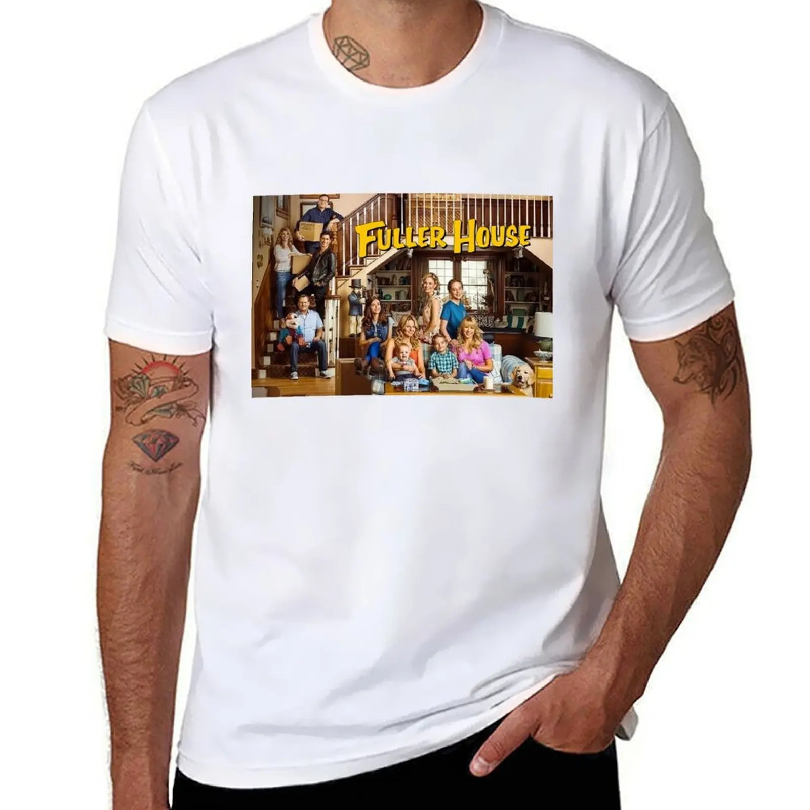 

Fuller House Cast Merch T-Shirt man t shirts cotton t shirts with prints T-Shirt