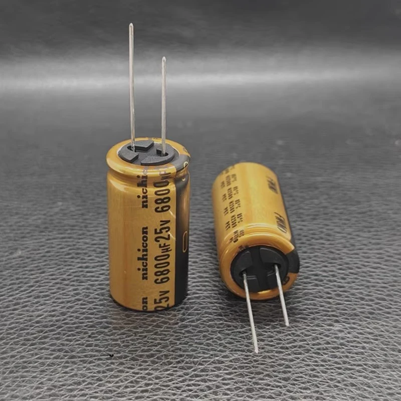 2 шт./лот Nichicon 25V6800uF FW серии 18x35,5 мм 85 ° C Высококачественный электролитический конденсатор HI-FI с фильтром Auido Конденсаторы HIFI