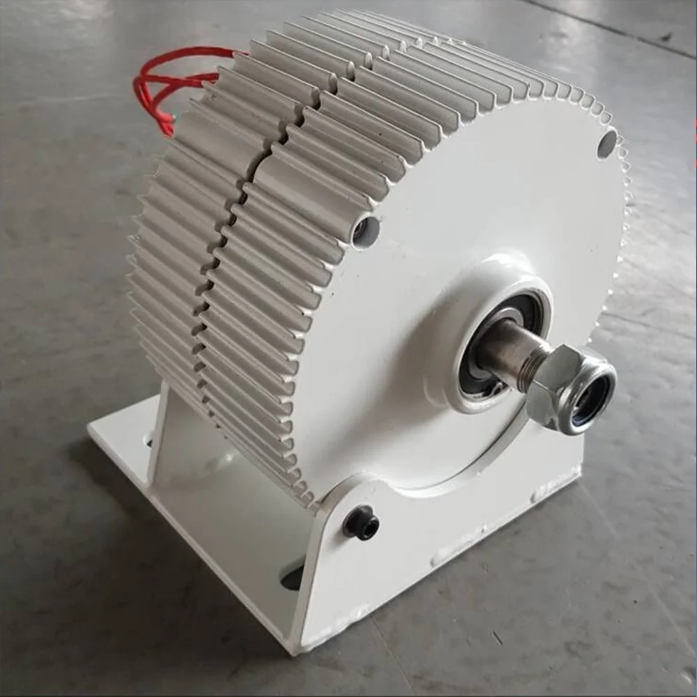 New Energy Wind Generator And Turbine Low Speed 400W 500W 12V 24V 48V Gearless Permanent Magnet Generator