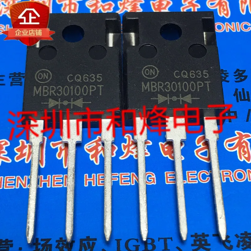 5PCS-10PCS MBR30100PT TO-247 100V 30A NEW AND ORIGINAL ON STOCK