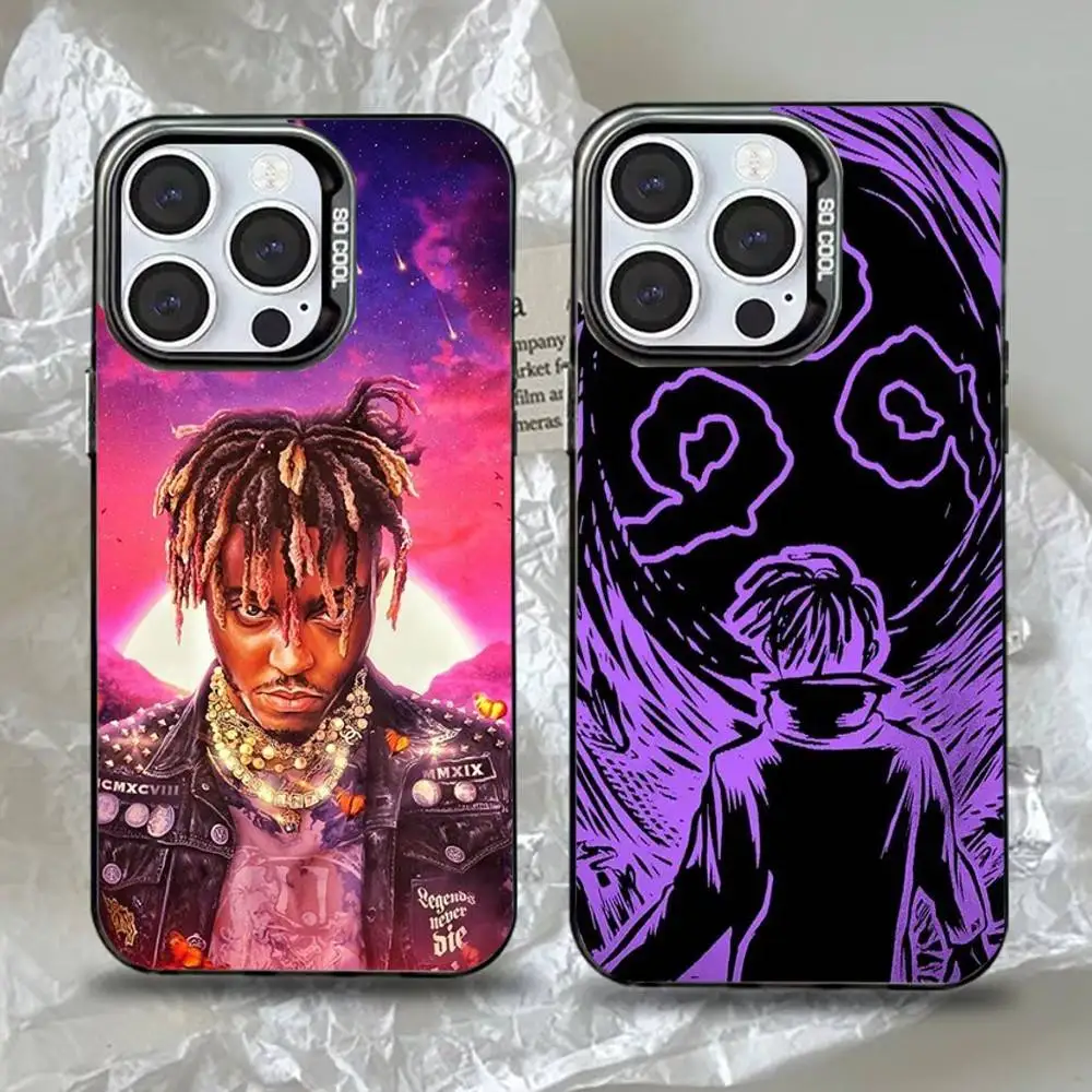 

Rapper J-Juice W-Wrld Phone Case For iPhone 16,15,14,13,12,11,Pro,Max,Plus,Mini,XS,SE Anti Fall Black Matte Hard Bumper