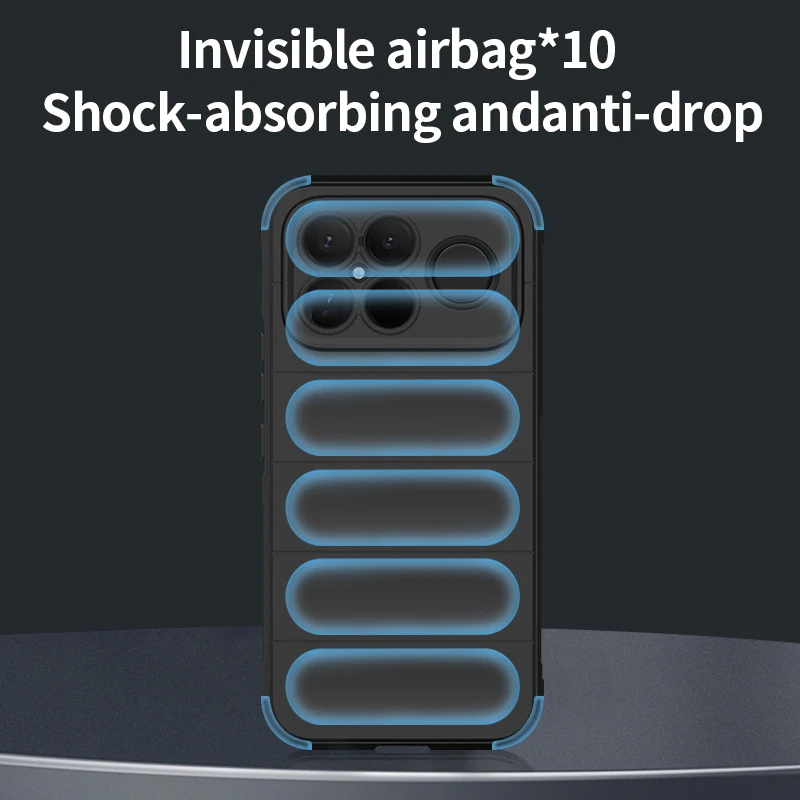 حافظة لهاتف POCO F8 Pro F8 Ultra مقاومة للصدمات من السيليكون الناعم من مادة البولي يوريثان الحراري للحماية الكاملة غطاء خلفي للهاتف لهاتف Poco F 8 Ultra