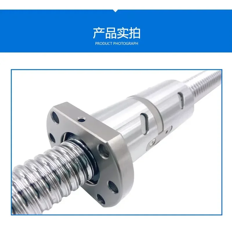 DFU2005 2505 4010 Double Nut Ball Screw for CNC Lathe Milling Machine Parts Smooth Operation High Precision Linear Motion