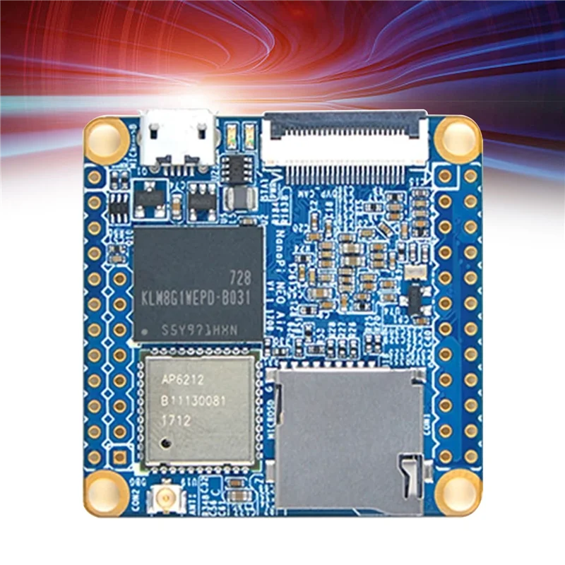 Для NanoPi NEO Air Allwinner H3 4-ядерный Cortex-A7 512 МБ DDR3 + 8 ГБ EMMC WiFi Bluetooth UbuntuCore Mini IOT макетная плата