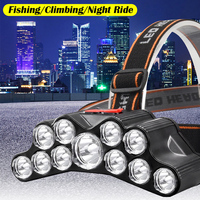 5/11 Led lamp Strong Light Lamp Usb Rechargeable light Built-in 18650 Battery Fishing Flashlight Outdoor Lantern