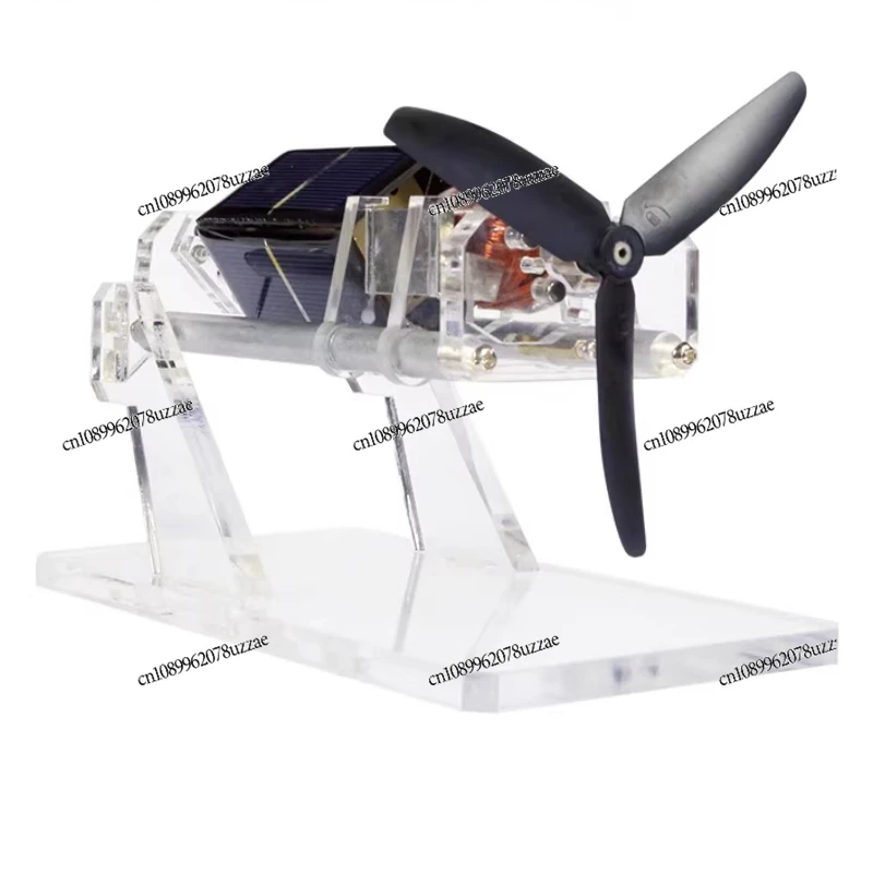 Double-layer Fan Blade Magnetic Levitation Solar Motor, Dual-axis Design