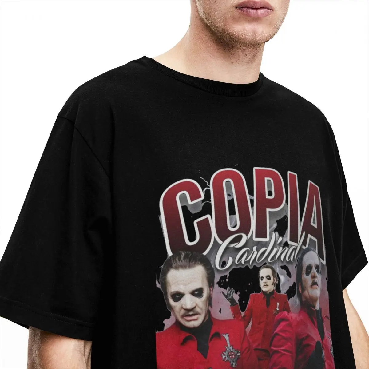 Vintage Cardinal Copia 90s Bootleg Shirt Men Women Cotton Leisure O Neck Ghost Music Band Tee Shirt Short Sleeve Clothes Printed