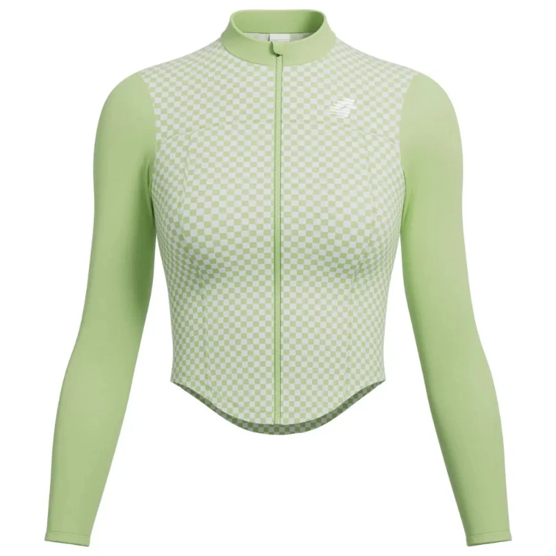 

LAMEDA Women's Long Sleeve Crop Cycling Jersey Breathable Quick-drying Fashion For Spring Summer Perfect Mtb Bicycle Clothing