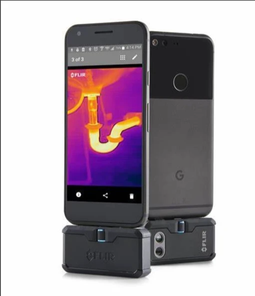 FLIR ONE Pro   FLIR ONE   High Resolution Thermal Imaging Camera (USB-C)    Pro-Grade Thermal Camera for Smartphones  FLIR ONE