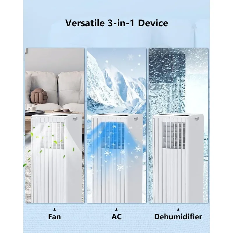 Condizionatore d'aria portatile Takywep, condizionatore d'aria di deumidificazione potabile condizionatore d'aria portatile apparecchi di raffreddamento