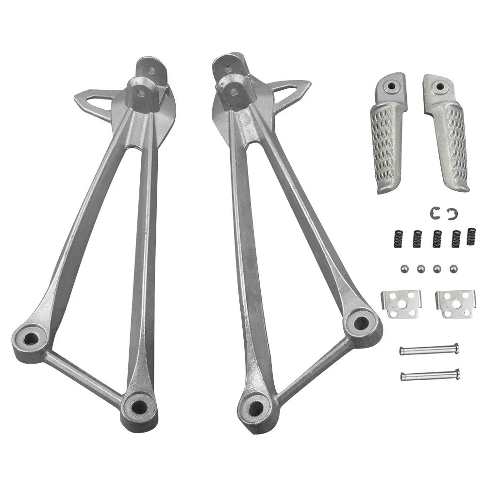 

ZX6R Motorcycle Rear Passenger Foot Pegs Aluminum Alloy Footrest Footpegs Brackets Kit for KAWASAKI ZX-6R 2009 2010 2011