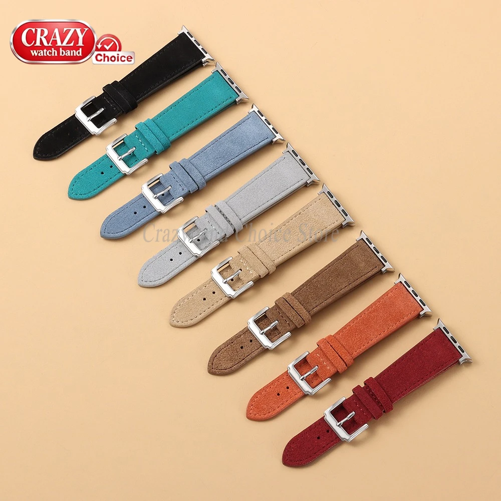 Suede Leather Bands for Apple - Suede Strap Watch 评论和价格