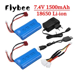 7.4v lipo battery for wltoys 12427 12428 12423 12401 12402A 12403 12404 FY-03 FY01 FY02 RC Car battery 7.4v 1500mah 18650