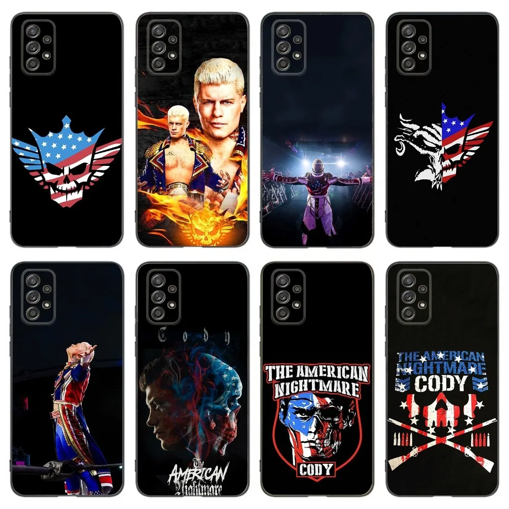 C-Cody R-RhodeS Phone Case For Samsung Galaxy A13,A21s,A22,A31,A32,A52,A53,A71,A80,A91 Soft Black Phone Cover