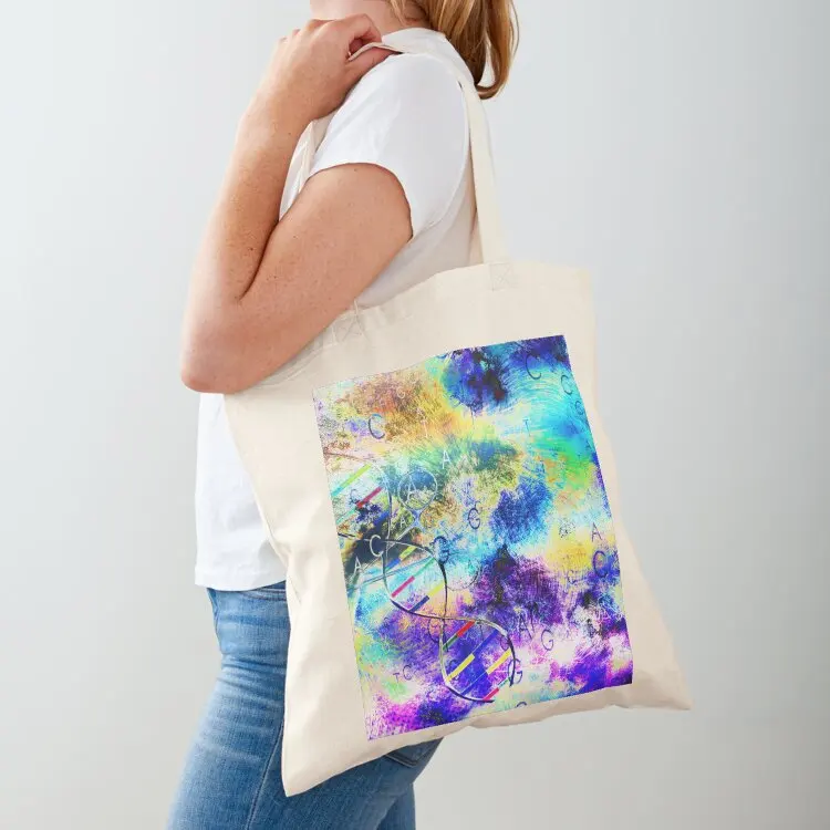

DNA art code Tote Bag Cloth bag tote bag canvas shopping cart bags tote men