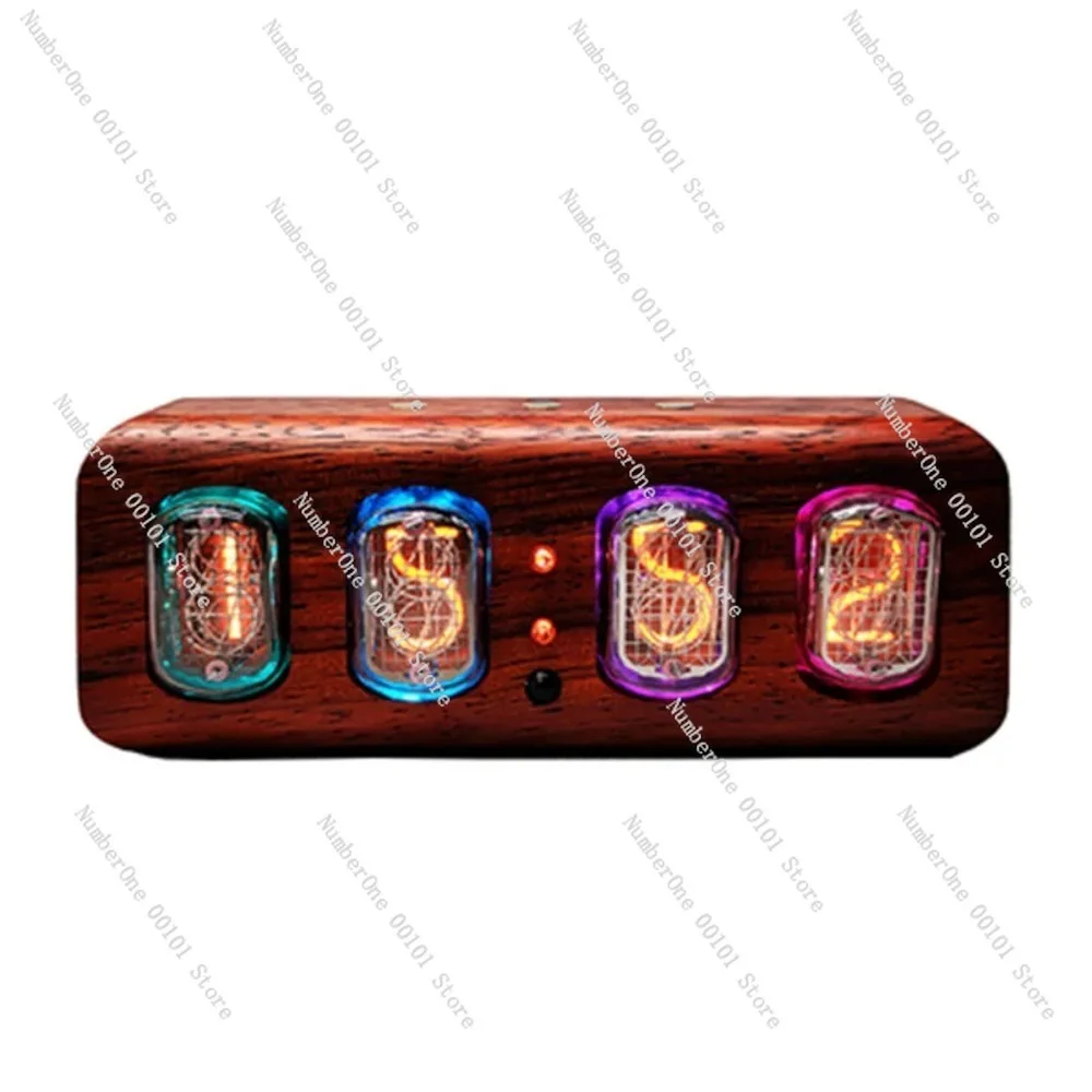 Bluetooth Clock APP Control Former Soviet Union IN12 Glow Tube Digital Desk Alarm  Mobile Phone