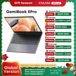 CHUWI GemiBook XPro Laptop Intel N100 Processors 8GB RAM 256GB SSD 14.1-inch UHD Screen With Cooling Fan Windows 11 Notebook