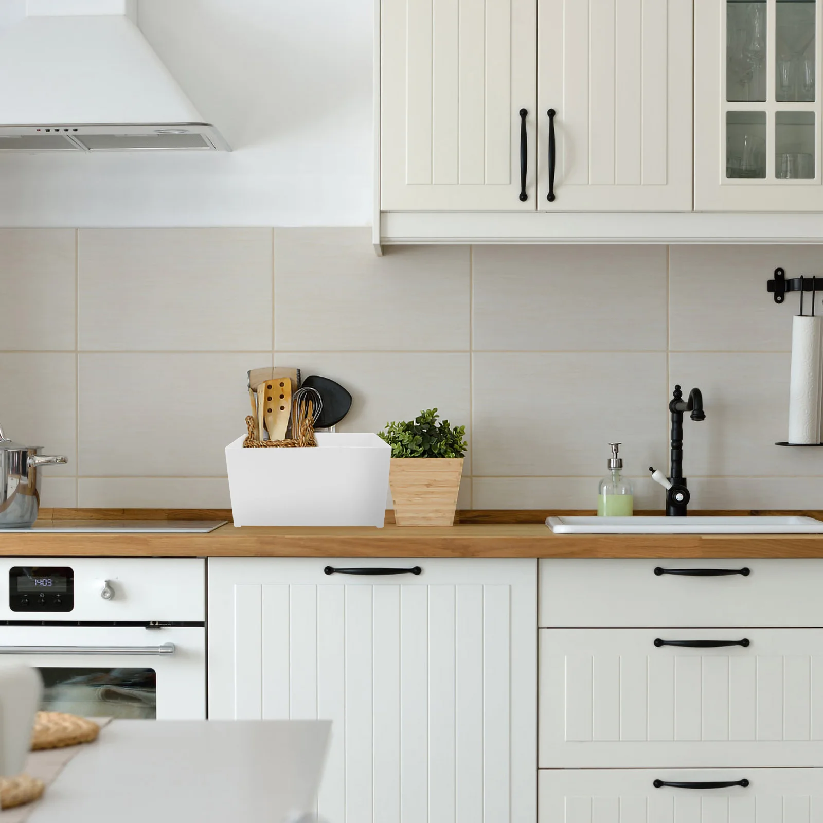 

Sturdy Stackable Storage Box Desktop Organizer Makeup Holder Home Kids Sundries High Grade Plastic Space Saving