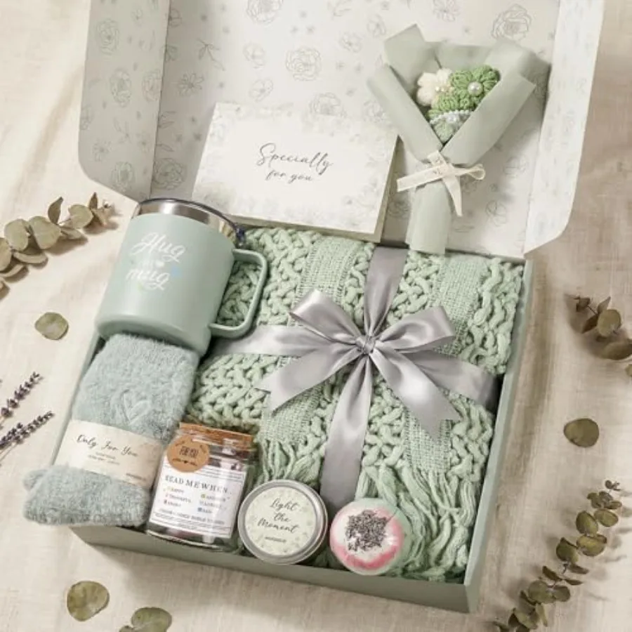 

Get Well Soon Gifts for Women Get Well Gift Baskets for Women Self Care Package After Surgery Recovery Sympathy Gift Box Feel B