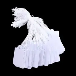 100Pcs Hanging Apparel Sewing Sewing Supplies DIY with Cotton Thread Price Label Garment Tag Hang Tag Price Tag