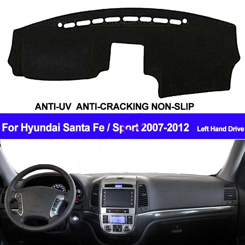 tapete-antiderrapante-para-painel-de-carro-com-protecao-uv-para-hyundai-santa-fe-2007-2008-2009-2010-2011-2012