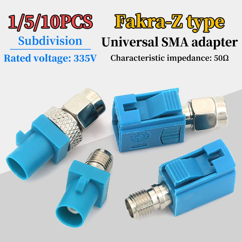Fakra-jk /SMA-KJ Automotive Connector Z Universal FAKRA Male/Female SMA male/female head adapter GPS