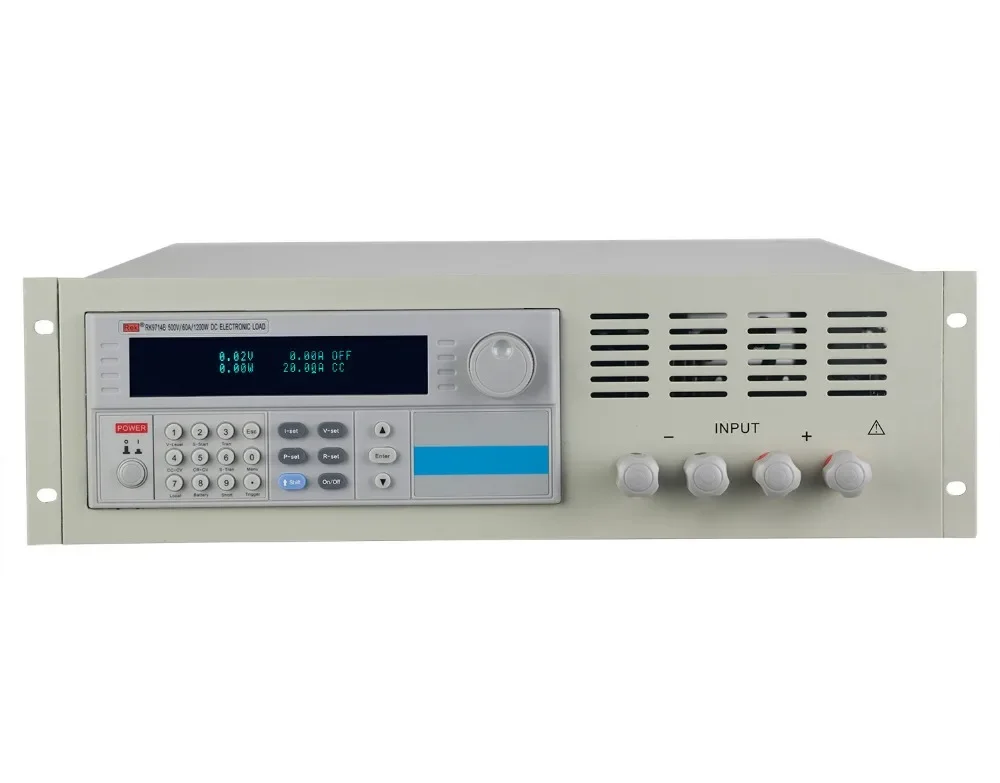 Rek RK9714B ( 0-60A/0-500V/1200W) programmable DC electronic load high quality a