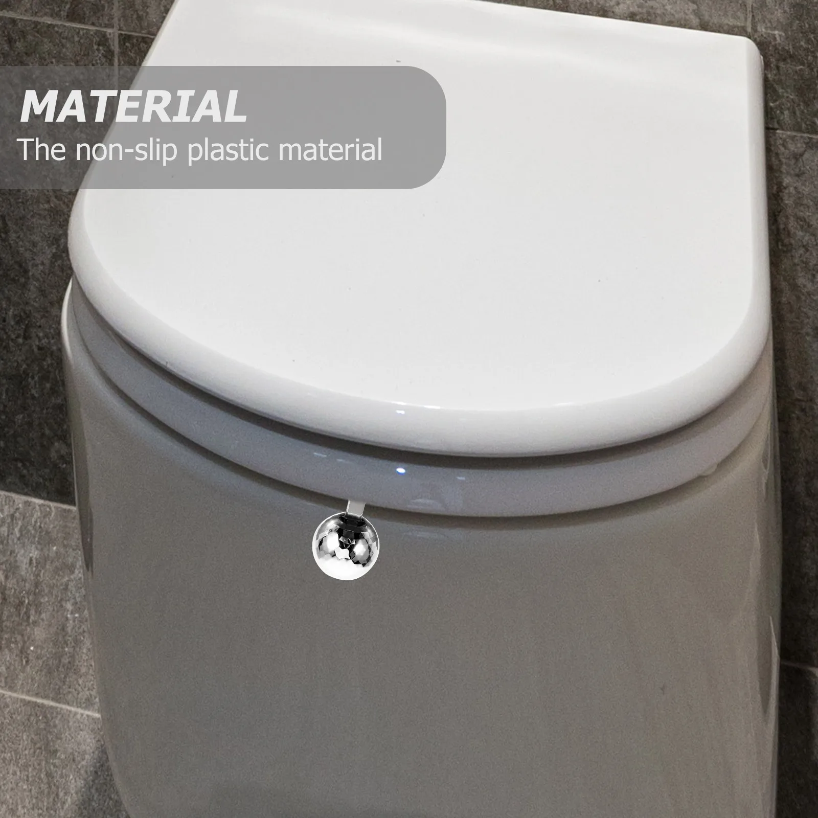 

Toilet Lid Lifter Durable Adhesive Seat Handle Easy Install Avoid Touching Toilet Cover Handle Bathroom Home Office Use