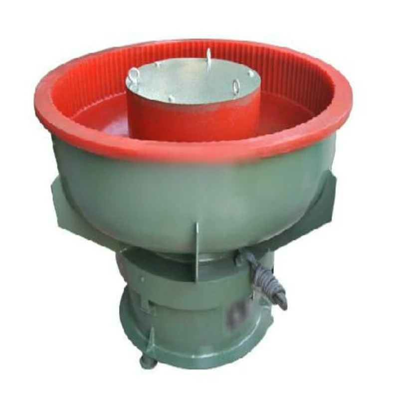 Vibration polishing and grinding straight discharge vibration polishing machine