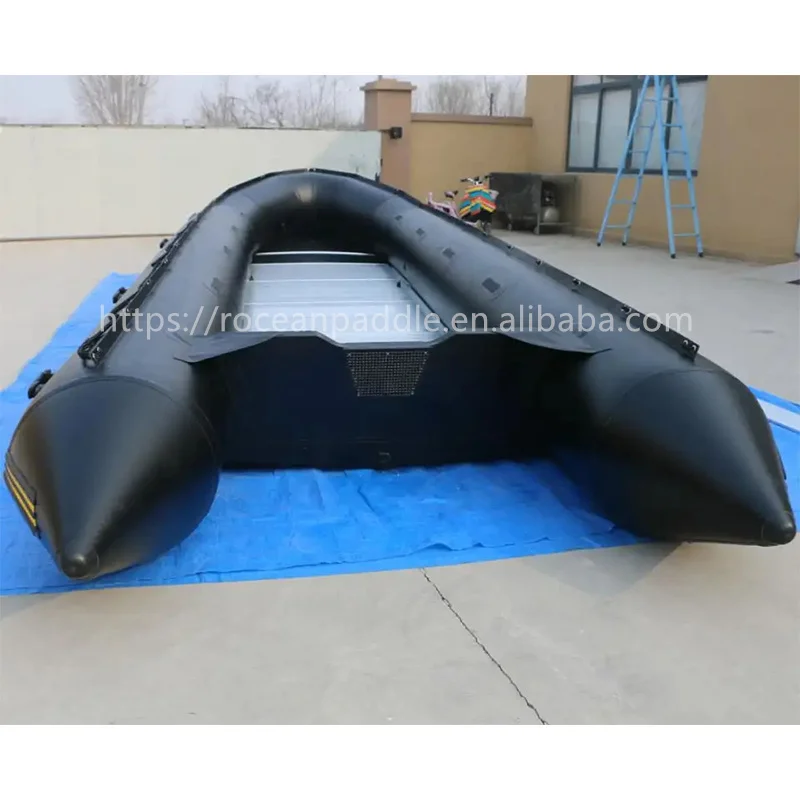 800 سنتيمتر 8 متر الصين OEM مصنع ISO 6185 CE شعار مخصص معتمد قارب إنقاذ الصيد القابل للنفخ مع أرضية الألومنيوم