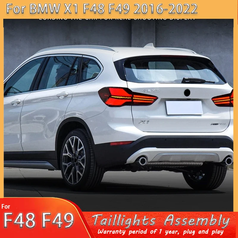 

Авто задние фонари для BMW X1 F48 F49 2016-2022 Задний фонарь DRL Задний фонарь Сигнальные светодиодные лампы Модифицированный тормоз Автоматические автомобильные аксессуары