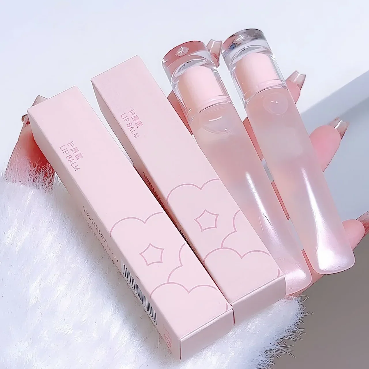 Kristall gelee Lippen öl plump ing Gelee Lip gloss dauerhafte feuchtigkeit spendende transparente Lipoil Balsam lang anhaltende Glow Oil Lippen pflege Werkzeug