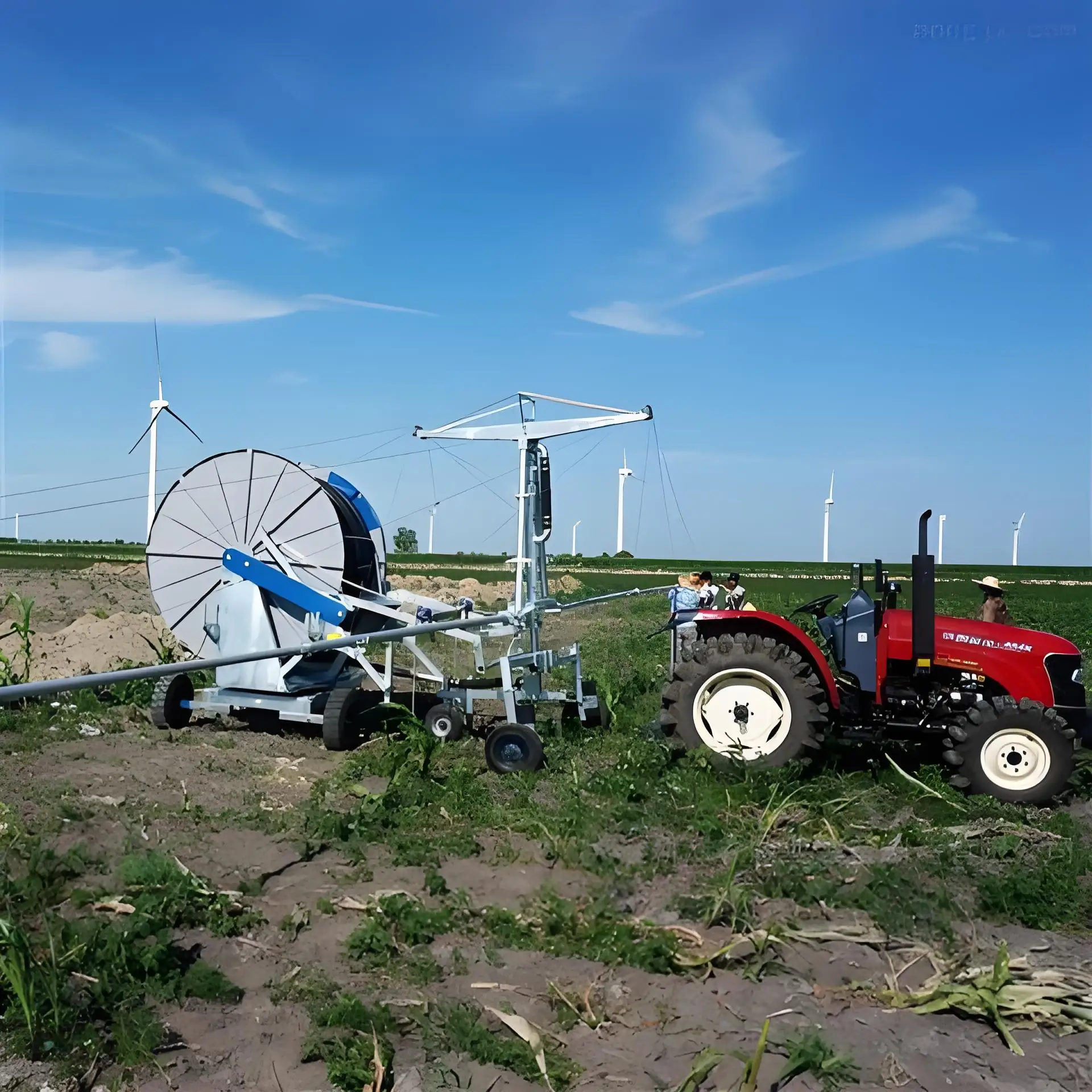 Farm Irrigation Systems Watering Rain and Agricultural Sprayer with Sprinkler Water Hose Reel Drum System Irrigator