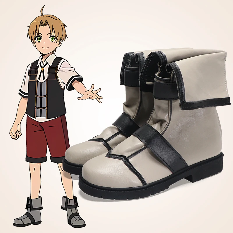 

Jobless Reincarnation Shoes Rudeus Greyrat Cosplay Rudeus Shoes Boots