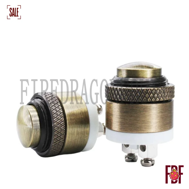 

В наличии: Кнопочный дверной звонок ONPOW Red GQ16, 10 м, латунный, ретро, металлический, водонепроницаемый