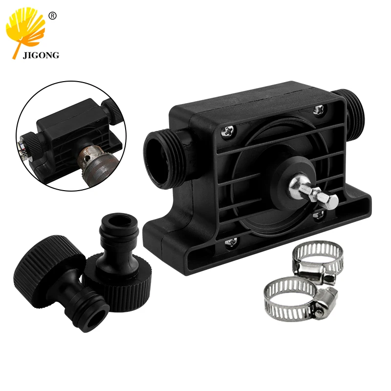 Portable Electric Drill-Driven Miniature Water Pump with High Flow Capacity  Compact  Efficient Design for Easy Water Transfer