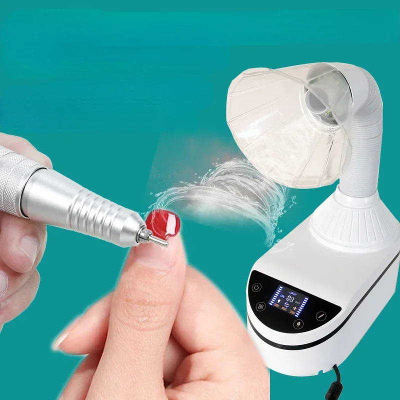 

Dual-Purpose Nail Dust Collector, High Suction Power Vacuum for Nails, 230W Desktop Cleaner for Home and Salon Use