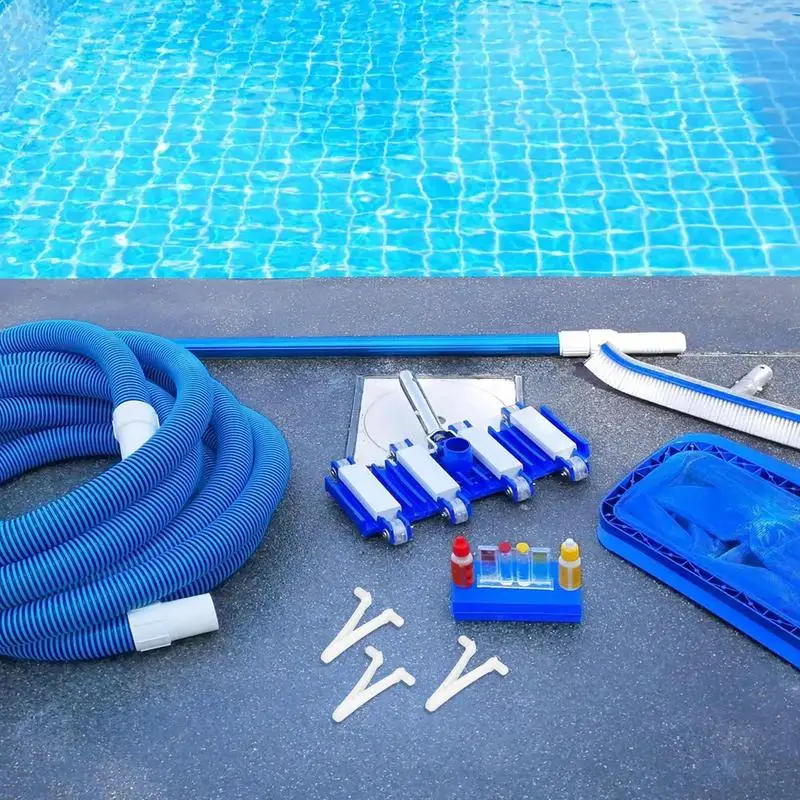 Pool Pole Net Clips para Limpeza, Escova e Skimmer Net, Borboleta, Paredes