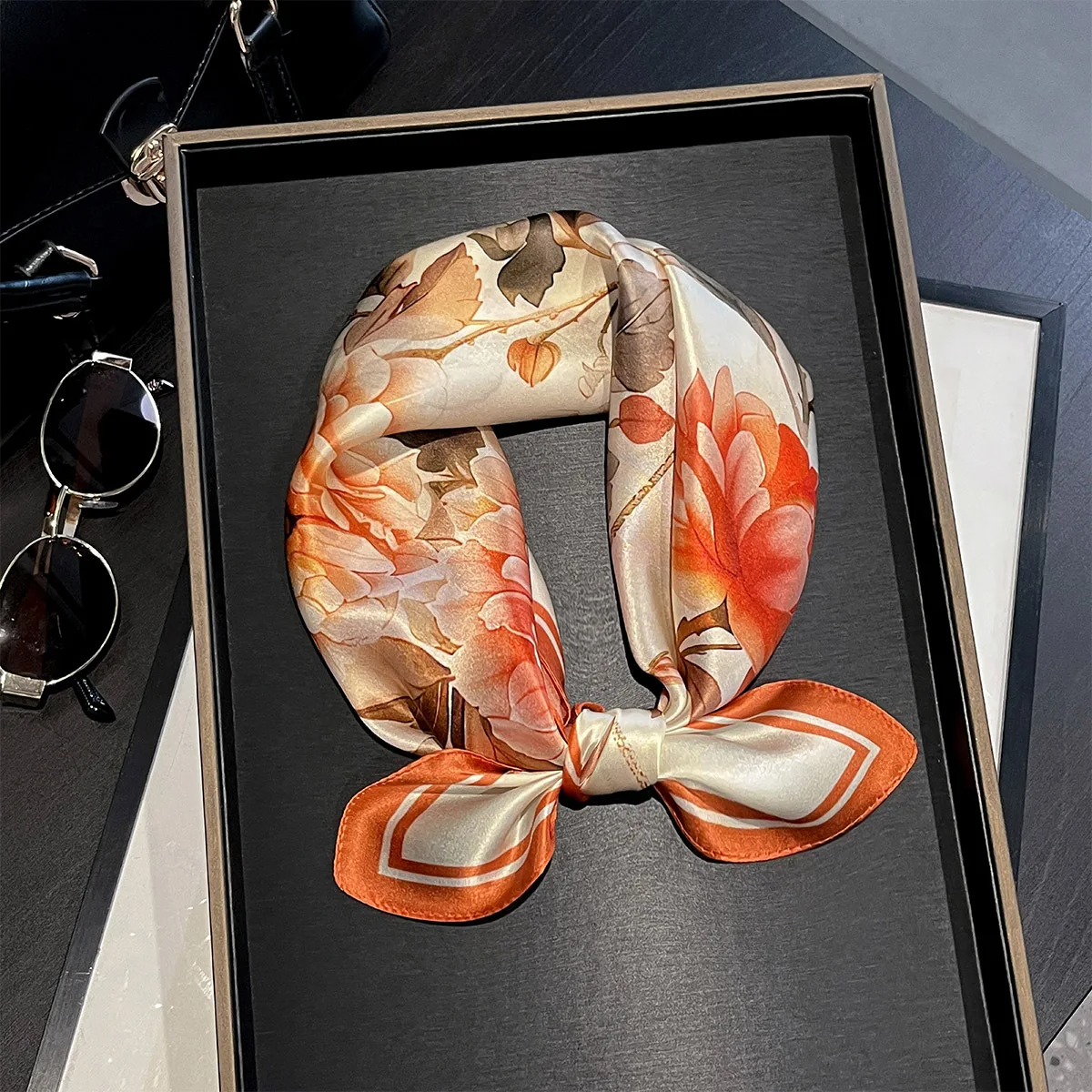 

Лидер продаж, брендовый 100% шелковый шарф, женский платок на шею, хиджаб, шарфы-пончо с принтом, бандана, новый платок с запахом, повязка на голову из шелковицы, шали